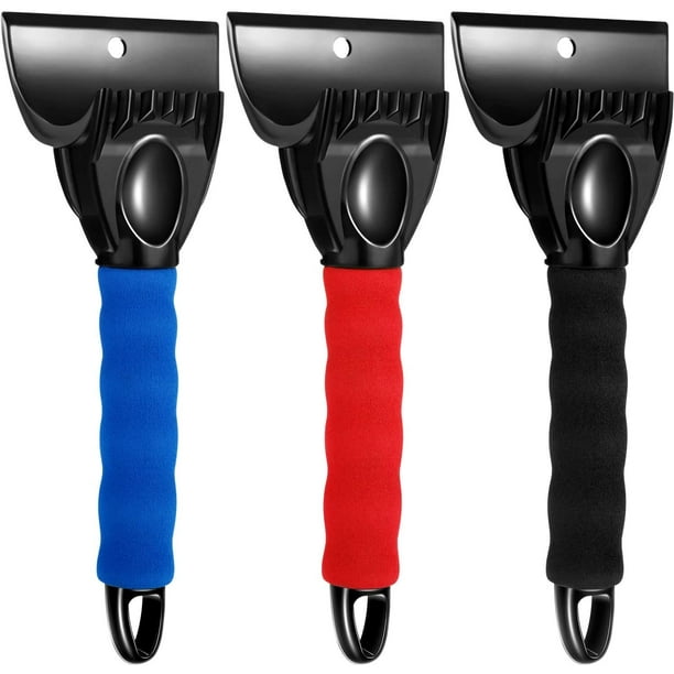 3 Pieces Car Ice Scrapers Snow Scraper Frost Snow Removal Tool for Car Window and Windshield Scratch-free with Foam Handle Suitable for Car Small Trucks and Other Cars Use in Most Winter Conditions 3 Pieces Car Ice Scrapers Snow Scraper Frost Snow Removal Tool for Car Window and Windshield Scratch-free with Foam Handle Suitable for Car Small Trucks and Other Cars Use in Most Winter Conditions